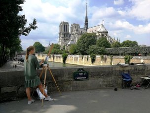 Dailininkė. Paryžius