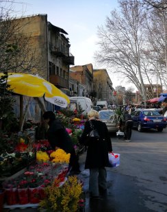 Gėlių turgelis. Tbilisis, Gruzija