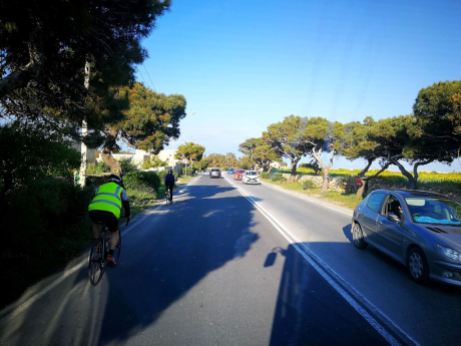 Siauri Maltos keliai dviratininkams ne itin draugiški