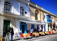 Restoranėliai šalia turgaus. Marsašlokas, Malta